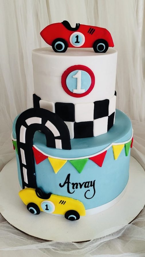 Custom birthday cake design 6 — Sweet Petal Cakes, Bangalore