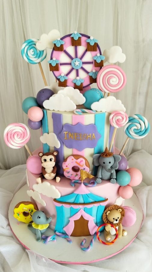 Custom birthday cake design 2 — Sweet Petal Cakes, Bangalore