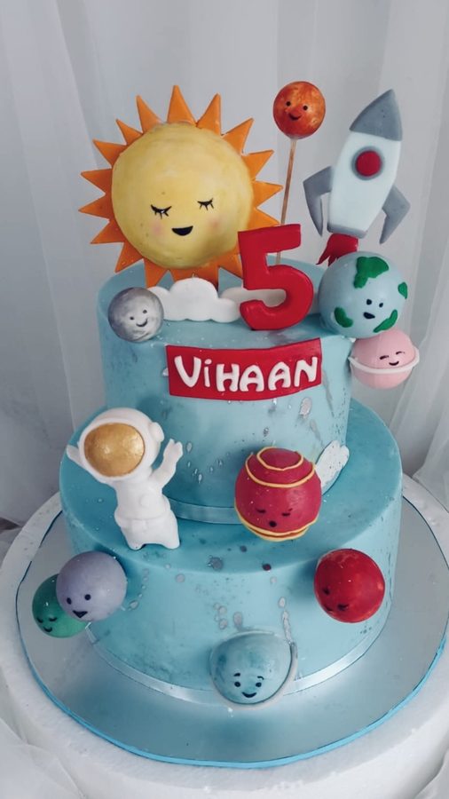 Custom birthday cake design 9 — Sweet Petal Cakes, Bangalore