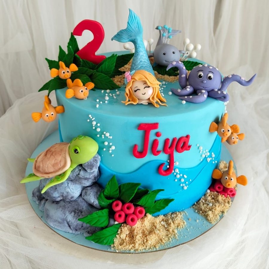 Custom birthday cake design 1 — Sweet Petal Cakes, Bangalore