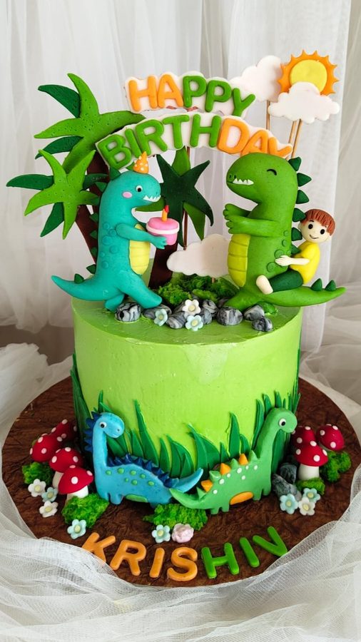 Custom birthday cake design 7 — Sweet Petal Cakes, Bangalore
