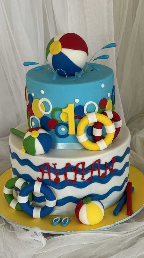 Custom birthday cake design 17 — Sweet Petal Cakes, Bangalore